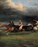 Theodore Gericault Details of Epsom Derby oil painting on canvas